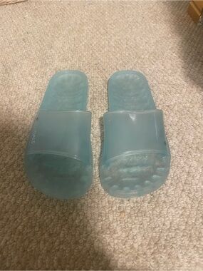 Clear sandals